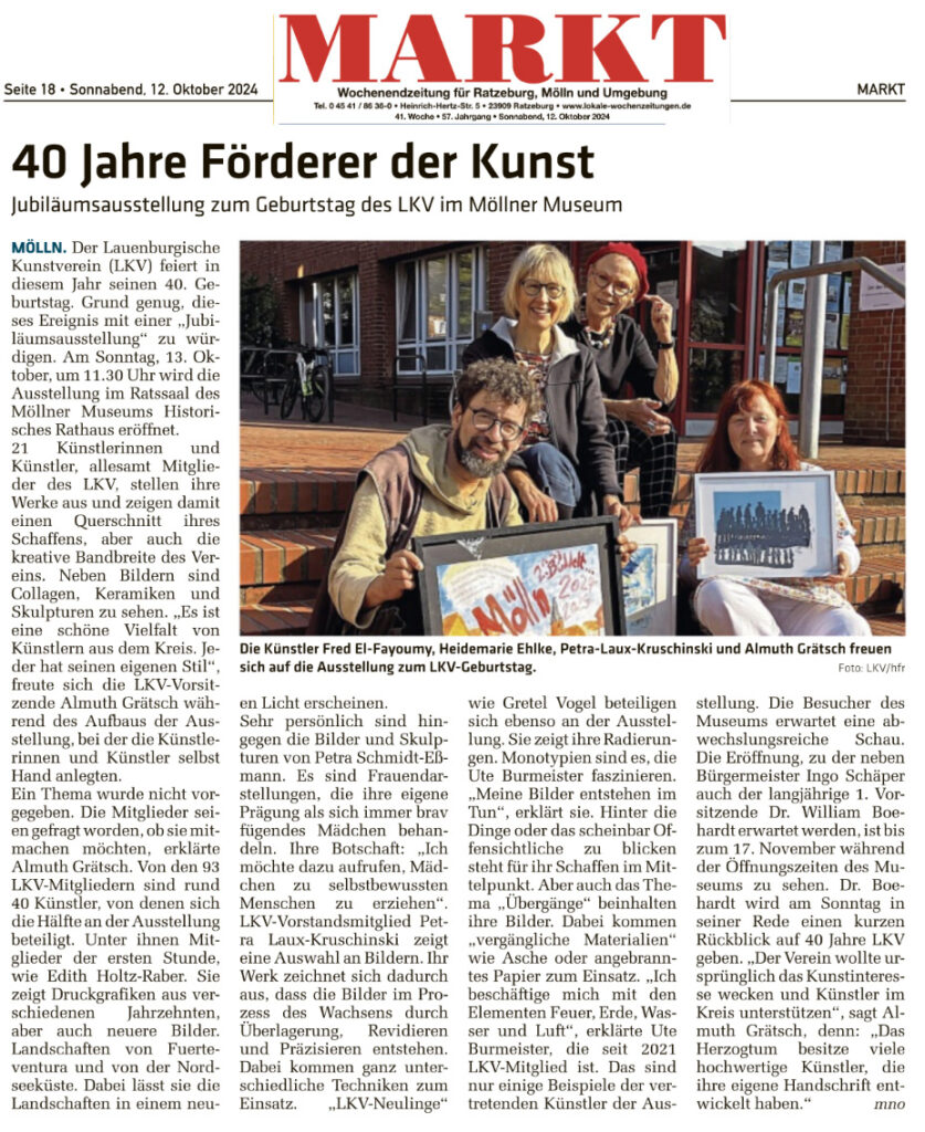 Presse: Markt vom 12.10.2024